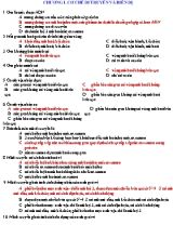 Bài tập trắc nghiệm Sinh học lớp 12 cả năm (có đáp án)